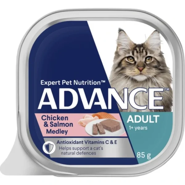 Advance Adult Chicken & Salmon Medley 85g x 7 - Pet Home | The Perfect Pet Supplies Shopping Experience