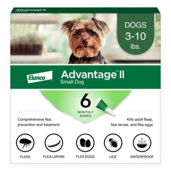 Advantage II Small Dog Vet-Recommended Flea Treatment & Prevention - Pet Home | The Perfect Pet Supplies Shopping Experience