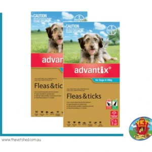 Advantix Aqua Dogs 4-10kg Flea and Tick Control 12pk (2 x 6 packs) - Pet Home | The Perfect Pet Supplies Shopping Experience
