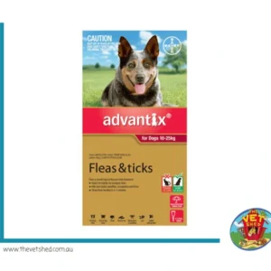 Advantix Red for Dogs 10 -25kg Red 6pk - Pet Home | The Perfect Pet Supplies Shopping Experience