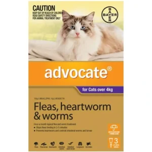 Advocate Cat Purple 3pk for large cats over 4kg - Pet Home | The Perfect Pet Supplies Shopping Experience