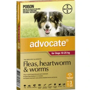 Advocate Dog Red (10-25kg) 6pk - Pet Home | The Perfect Pet Supplies Shopping Experience