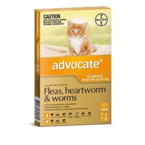 Advocate Orange (<4kg) 3pk for small cats - Pet Home | The Perfect Pet Supplies Shopping Experience