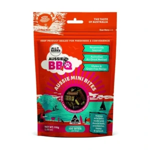 All Barks Aussie Mini Bites Lamb & Superfoods Dog Treats 110g - Pet Home | The Perfect Pet Supplies Shopping Experience