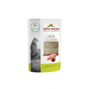 Almo Nature, Pouch, Feline Adult - La Cucina - Chicken w/ Apple - 55 g - Wet Cat Food - Pet Home | The Perfect Pet Supplies Shopping Experience