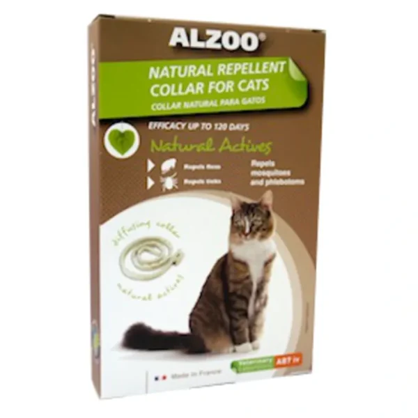 Alzoo Natural Repellent Flea and Tick Collar for Cats - Pet Home | The Perfect Pet Supplies Shopping Experience