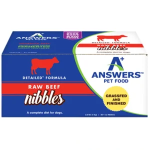 Answers Pet Food Detailed Beef Formula for Dogs - Nibbles - Pet Home | The Perfect Pet Supplies Shopping Experience