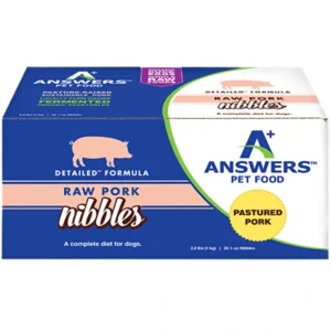 Answers Pet Food Detailed Pork Formula for Dogs - Nibbles - Pet Home | The Perfect Pet Supplies Shopping Experience