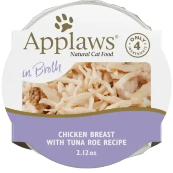 Applaws Natural Wet Chicken Breast with Tuna Roe in Broth Pot - Pet Home | The Perfect Pet Supplies Shopping Experience