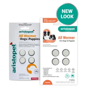 Aristopet Allwormer for Dogs & Puppies 10kg Tablets 4 pack - Pet Home | The Perfect Pet Supplies Shopping Experience
