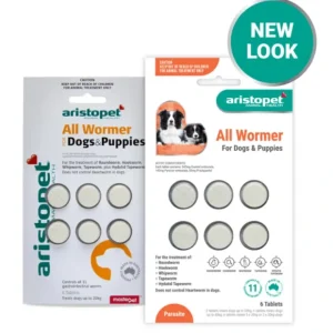 Aristopet Allwormer for Dogs & Puppies 10kg Tablets 6 pack - Pet Home | The Perfect Pet Supplies Shopping Experience