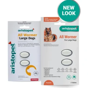 Aristopet Allwormer for Large Dogs 20kg Tablets 2 pack - Pet Home | The Perfect Pet Supplies Shopping Experience
