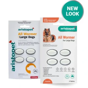 Aristopet Allwormer for Large Dogs 20kg Tablets 4 pack - Pet Home | The Perfect Pet Supplies Shopping Experience