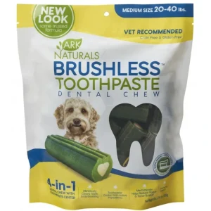 Ark Naturals BREATH-LESS Brushless-Toothpaste Medium Dog Treats (18-oz) - Pet Home | The Perfect Pet Supplies Shopping Experience
