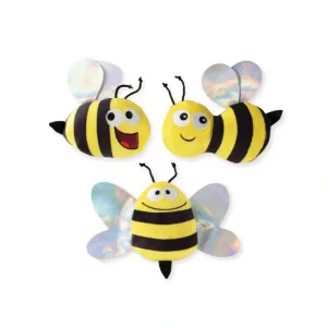 Bees - 3 Piece Small Dog Toy Set with Squeakers - Pet Home | The Perfect Pet Supplies Shopping Experience