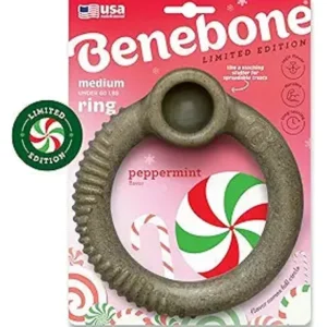 Benebone - Holiday Peppermint Ring Dog Chew Toy - Pet Home | The Perfect Pet Supplies Shopping Experience