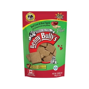 Benny Bully's, Liver Plus Apple - 58 g - Dog Treat - Pet Home | The Perfect Pet Supplies Shopping Experience