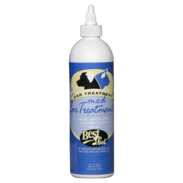 Best Shot, M.E.D Ear Treatment - 12 oz - Dog Ear Care - Pet Home | The Perfect Pet Supplies Shopping Experience