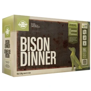 Big Country Raw, Bison Dinner - 4 lb - Frozen Dog Food - Pet Home | The Perfect Pet Supplies Shopping Experience