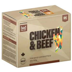 Big Country Raw, Fare Game - Chicken and Beef - 4 x 1/2 lb - Frozen Cat Food - Pet Home | The Perfect Pet Supplies Shopping Experience