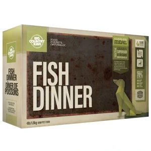 Big Country Raw, Fish Dinner - 4 lb - Frozen Dog Food - Pet Home | The Perfect Pet Supplies Shopping Experience