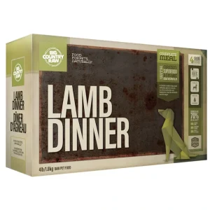 Big Country Raw, Lamb Dinner - 4 lb - Frozen Dog Food - Pet Home | The Perfect Pet Supplies Shopping Experience