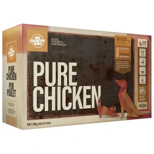 Big Country Raw, Pure Chicken - 4 lb - Frozen Dog Food - Pet Home | The Perfect Pet Supplies Shopping Experience