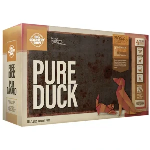 Big Country Raw, Pure Duck - 4 lb - Frozen Dog Food - Pet Home | The Perfect Pet Supplies Shopping Experience