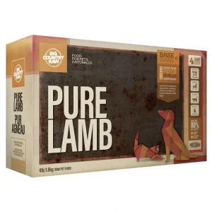 Big Country Raw, Pure Lamb - 4 lb - Frozen Dog Food - Pet Home | The Perfect Pet Supplies Shopping Experience