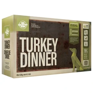 Big Country Raw, Turkey Dinner - 4 lb - Frozen Dog Food - Pet Home | The Perfect Pet Supplies Shopping Experience