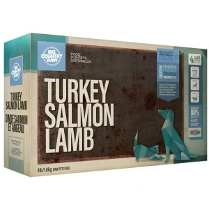 Big Country Raw, Turkey Salmon Lamb - 4 lb - Frozen Dog Food - Pet Home | The Perfect Pet Supplies Shopping Experience