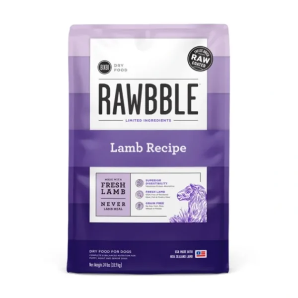 Bixbi Pet Rawbble Dry Food for Dogs Lamb Recipe (4LB) - Pet Home | The Perfect Pet Supplies Shopping Experience