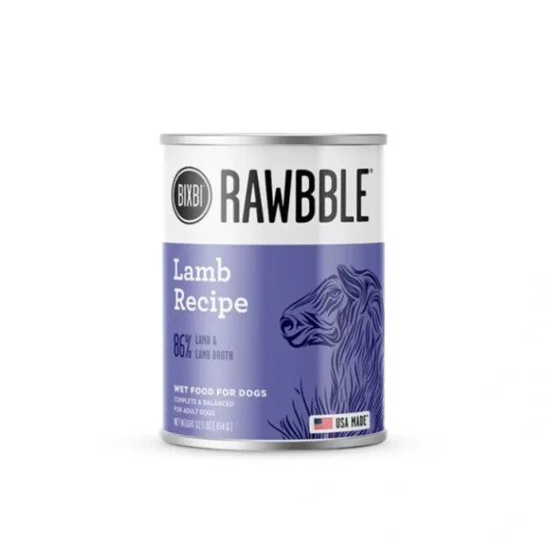 BIXBI Rawbble Wet Food for Dogs Lamb Pat Recipe (12.5 oz) - Pet Home | The Perfect Pet Supplies Shopping Experience