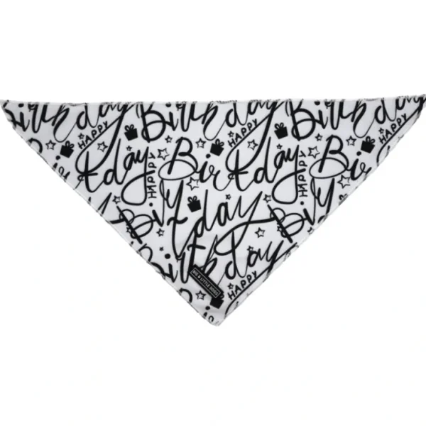 Black & White Birthday Bandana - Pet Home | The Perfect Pet Supplies Shopping Experience
