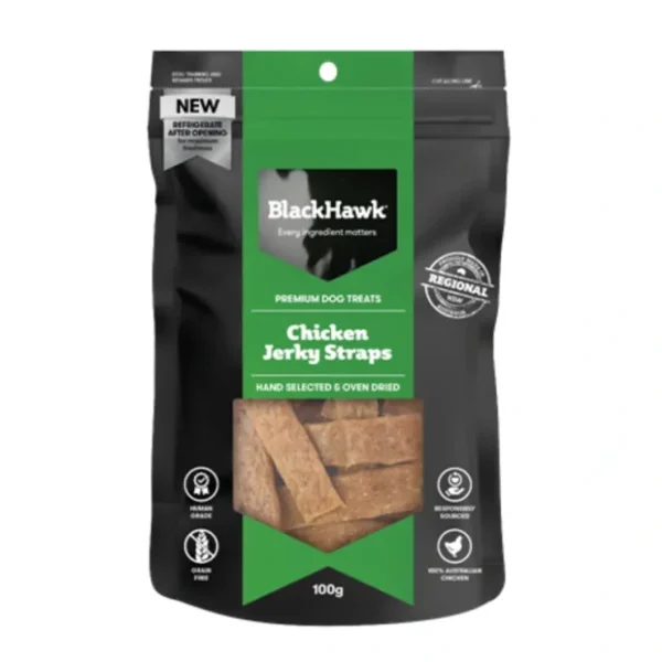 Black Hawk Dog Chicken Jerky Straps 100g - Pet Home | The Perfect Pet Supplies Shopping Experience