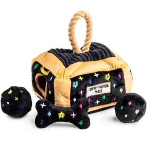 Black Monogram Chewy Vuiton Trunk from Haute Diggity Dog - Pet Home | The Perfect Pet Supplies Shopping Experience