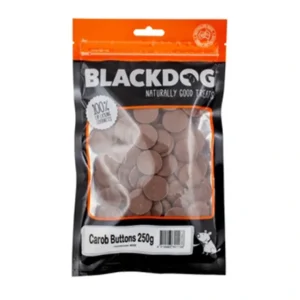 BlackDog Carob Buttons 250g - Pet Home | The Perfect Pet Supplies Shopping Experience