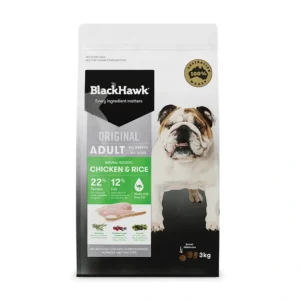 BlackHawk Canine Adult Chicken & Rice 3kg - Pet Home | The Perfect Pet Supplies Shopping Experience