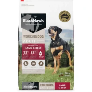 BlackHawk Working Dog Lamb and Beef 20kg Dry dog food - Pet Home | The Perfect Pet Supplies Shopping Experience