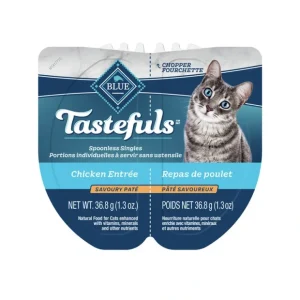 Blue Buffalo, Adult Feline - Tastefuls Spoonless - Chicken Pate - 73 g - Wet Cat Food - Pet Home | The Perfect Pet Supplies Shopping Experience