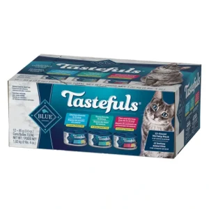 Blue Buffalo, Adult Feline - Tastefuls VP - Chicken, Fish/Shrimp Flaked - 85 g - 12 pk - Wet Cat Foo - Pet Home | The Perfect Pet Supplies Shopping Experience