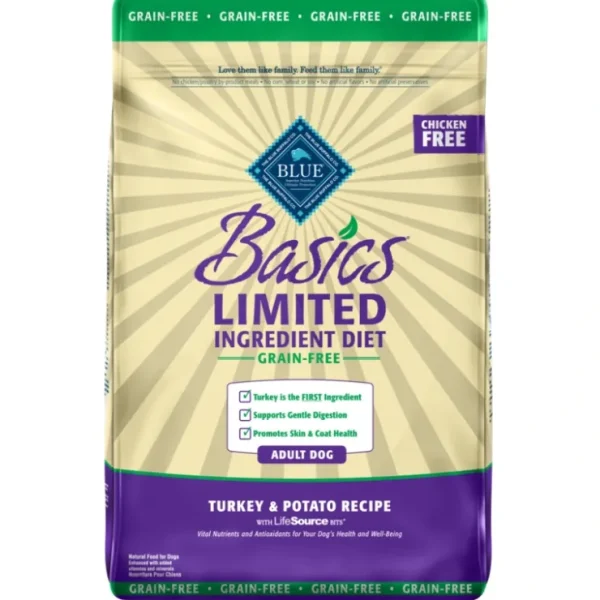 Blue Buffalo Basics Grain Free Adult Turkey and Potato Dry Dog Food - Pet Home | The Perfect Pet Supplies Shopping Experience