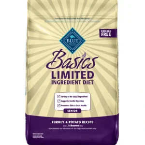 Blue Buffalo Basics Senior Turkey &Potato Recipe Dry Dog Food - Pet Home | The Perfect Pet Supplies Shopping Experience