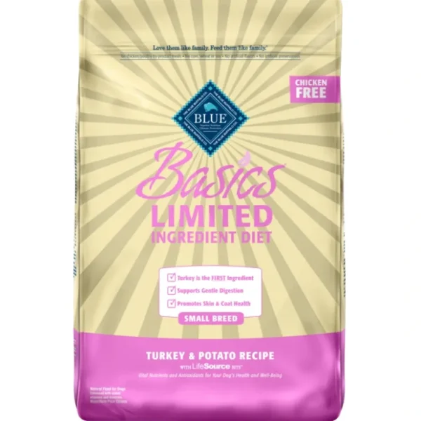 Blue Buffalo Basics Small Breed Adult Turkey &Potato Recipe Dry Dog Food - Pet Home | The Perfect Pet Supplies Shopping Experience