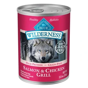 Blue Buffalo, Canned Dog Food, Wilderness, Salmon & Chicken Grill - 354 g - Wet Dog Food - Pet Home | The Perfect Pet Supplies Shopping Experience