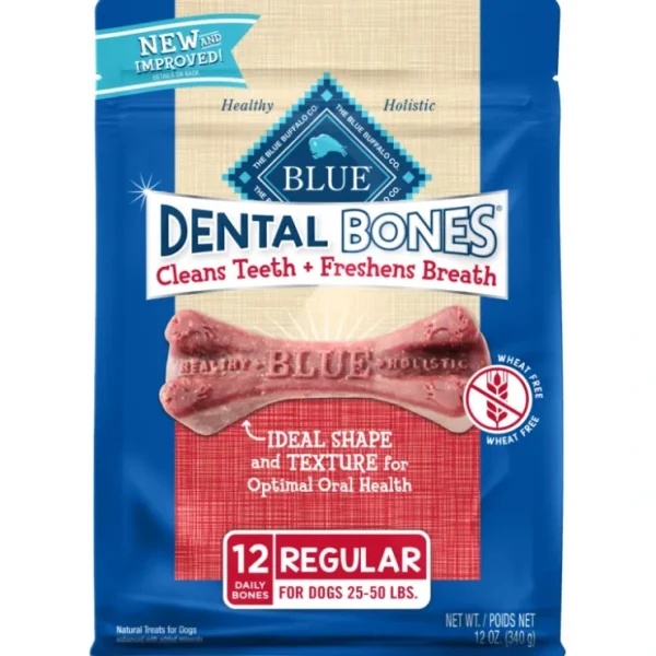 Blue Buffalo Dental Bones Regular Dog Treats - Pet Home | The Perfect Pet Supplies Shopping Experience