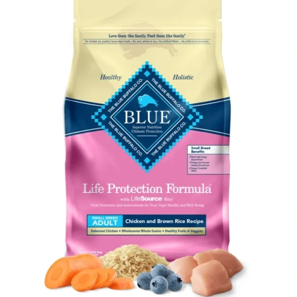 Blue Buffalo Life Protection Formula Chicken and Brown Rice Recipe Small Breed Adult Dog Food (5-lb bag) - Pet Home | The Perfect Pet Supplies Shopping Experience