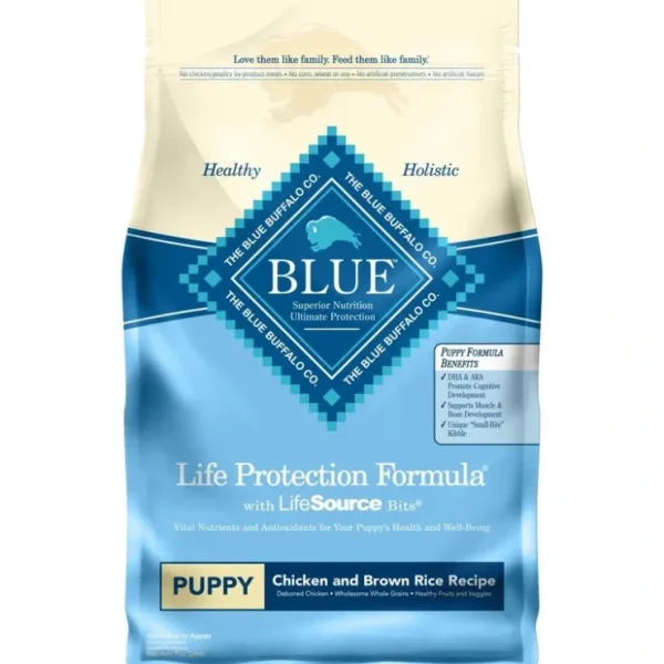 Blue Buffalo Life Protection Natural Chicken & Brown Rice Recipe Puppy Dry Dog Food - Pet Home | The Perfect Pet Supplies Shopping Experience