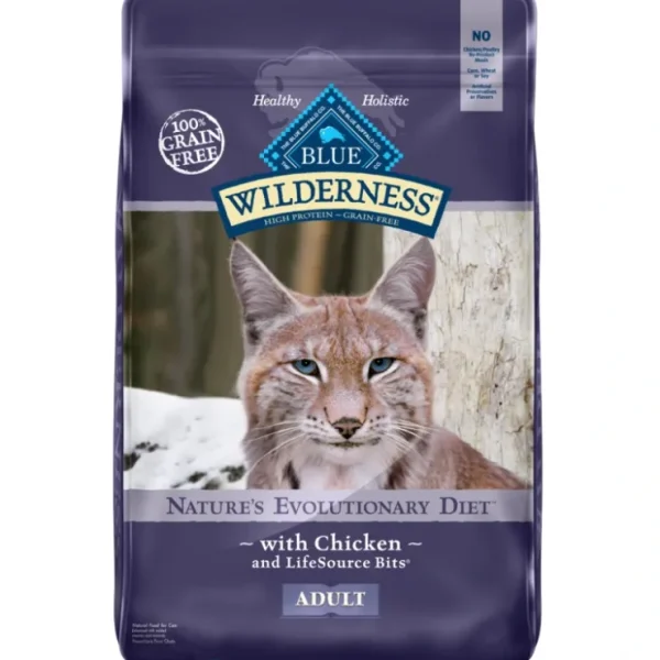 Blue Buffalo Wilderness Grain Free Chicken Recipe Dry Cat Food - Pet Home | The Perfect Pet Supplies Shopping Experience