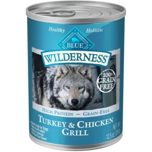 Blue Buffalo Wilderness Turkey & Chicken Grill Canned Dog Food - Pet Home | The Perfect Pet Supplies Shopping Experience